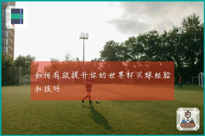 如何有效提升你的世界杯买球经验和技巧